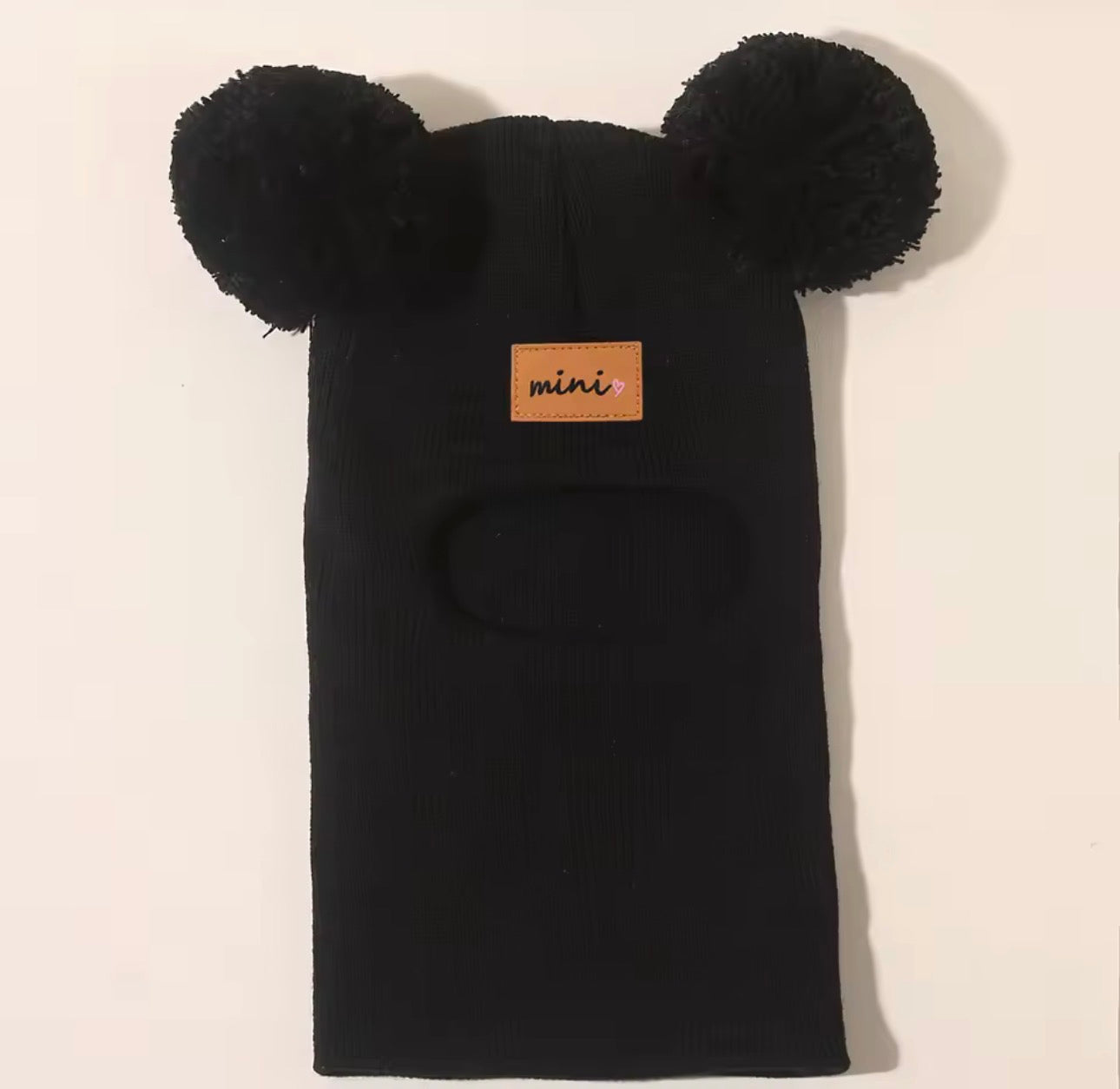 Cute Bear Pom Pom Baby Winter Hat