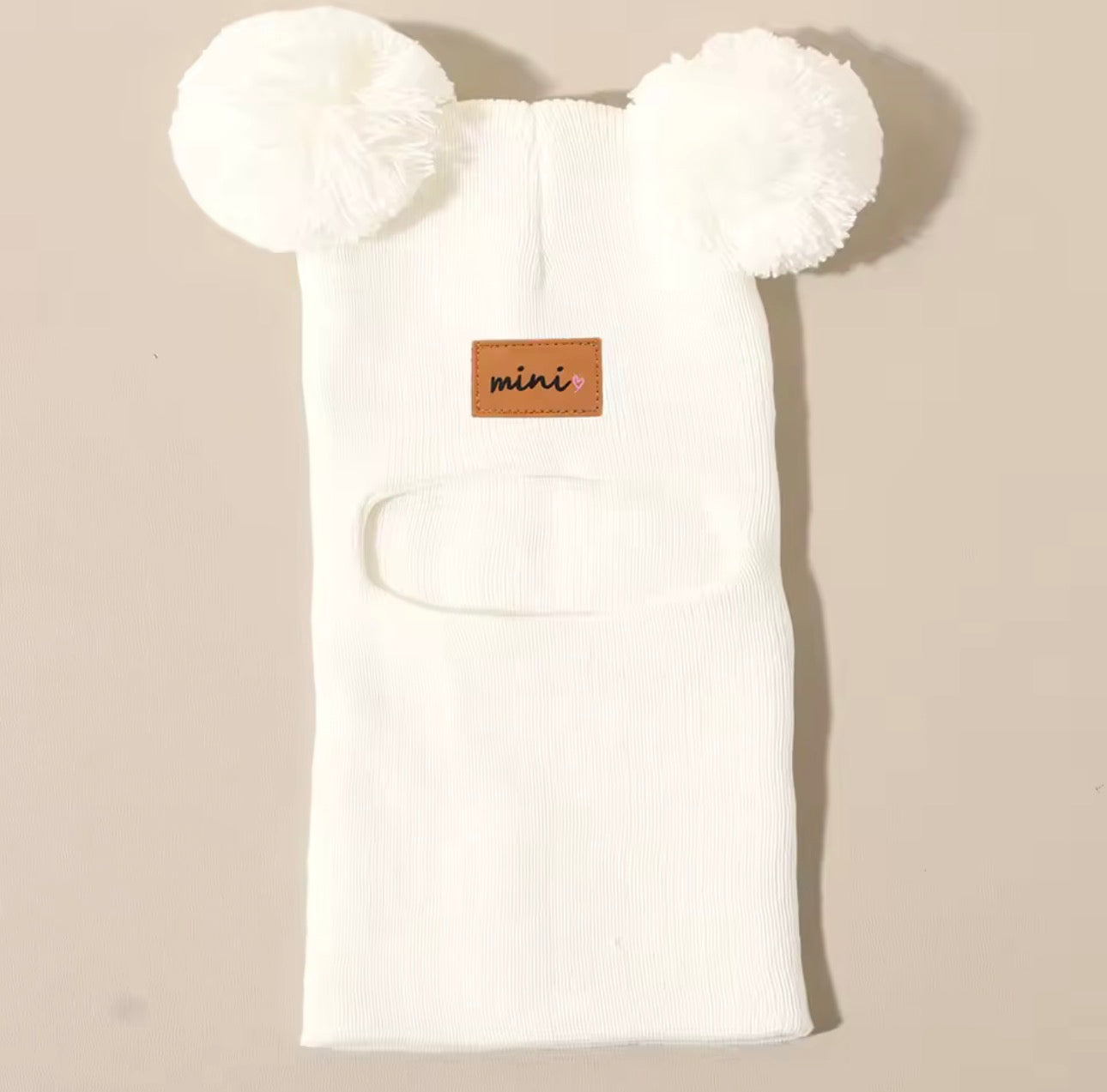 Cute Bear Pom Pom Baby Winter Hat
