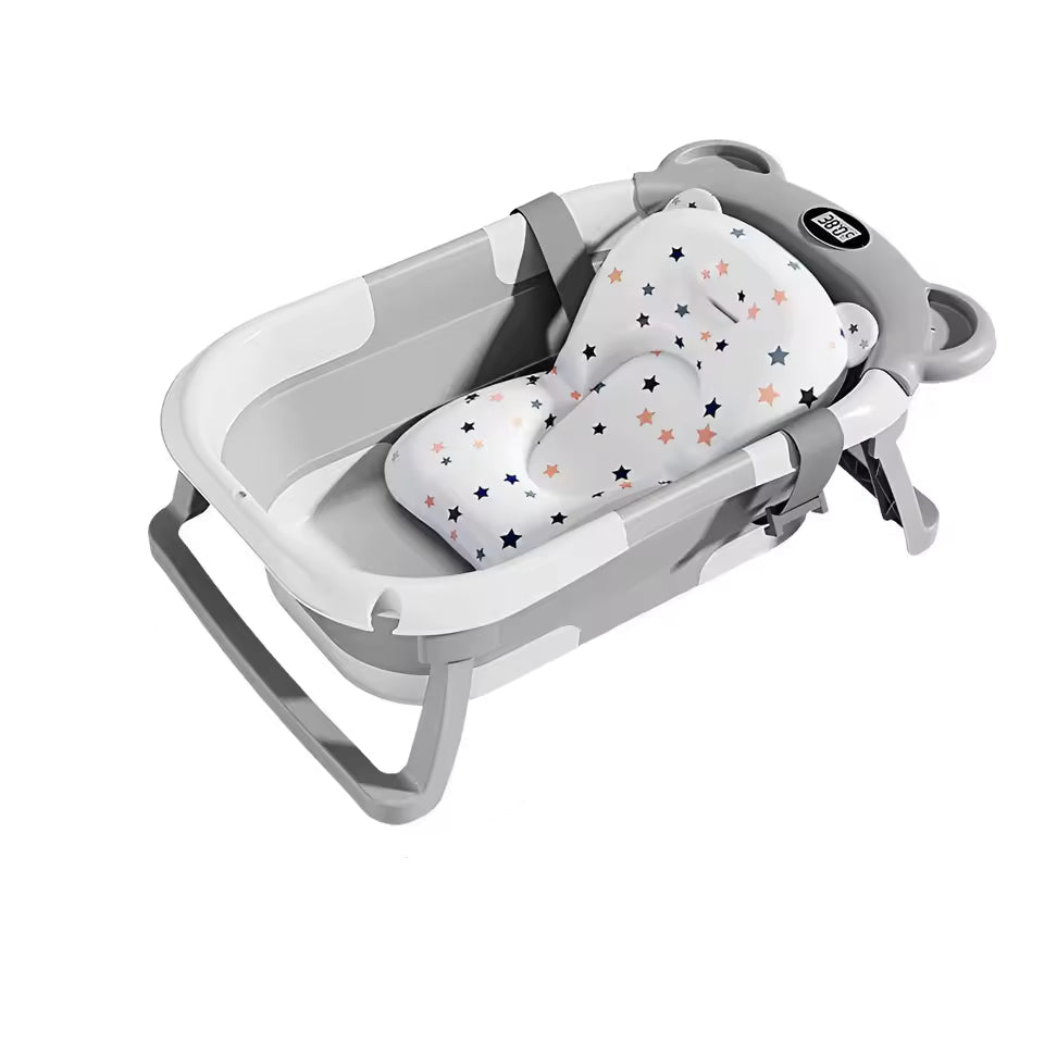 Foldable Baby Bath Tub With Thermometer
