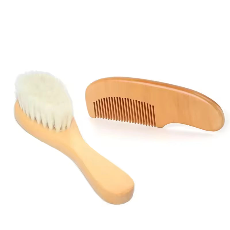 Soft Baby Hair Brush And Comb Set